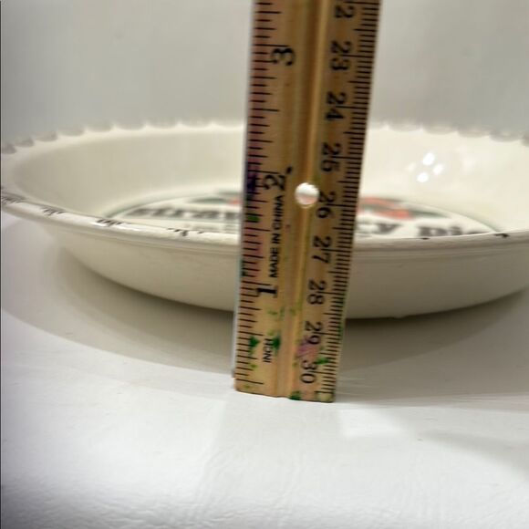 Strawberry Pie Ceramic Pie Plate Recipe 10 In X 1 1/4 In Round Beige Brown Red - Picture 6 of 9